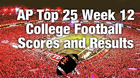 top 25 football scores and analysis